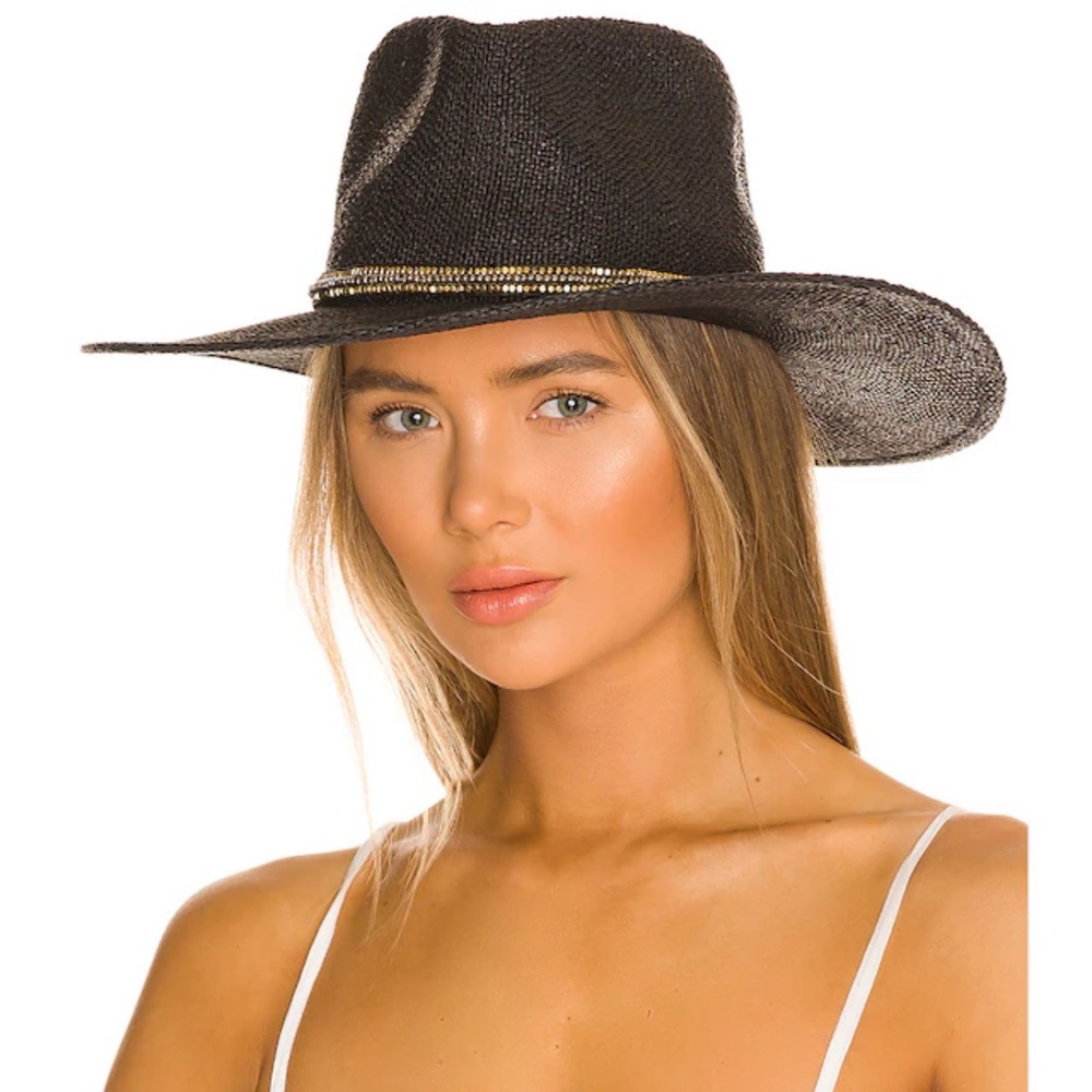 Nikki beach Montecarlo, black beaded hat
